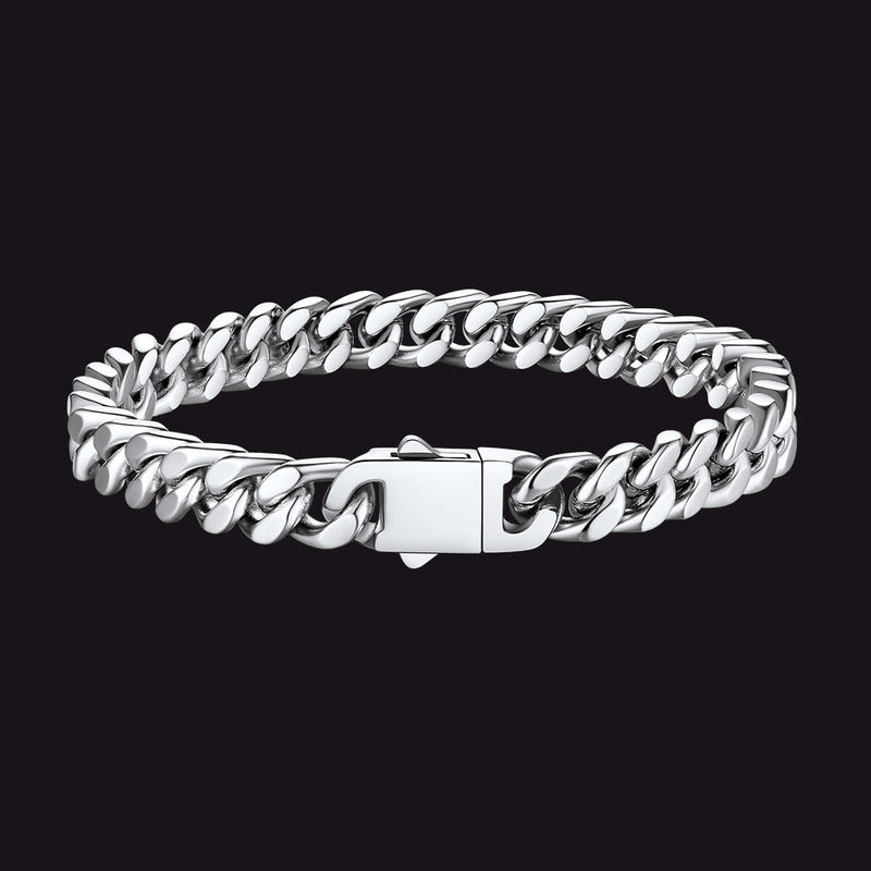 Miami Cuban Link Chain Bracelet 5/7/9/12mm Width for