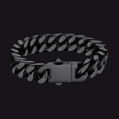 Miami Cuban Chain Bracelet 5/7/9/12mm Width Birthday Gift for