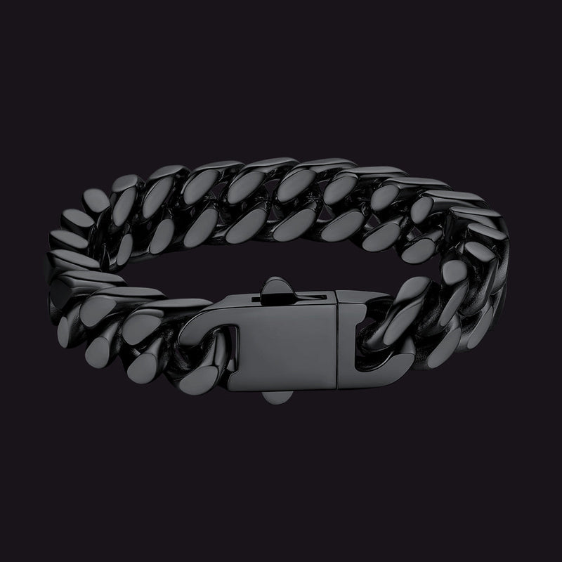 Miami Cuban Link Chain Bracelet 5/7/9/12mm Width for