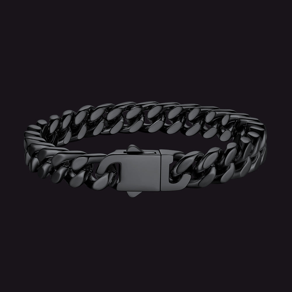 Miami Cuban Chain Bracelet 5/7/9/12mm Width Birthday Gift for