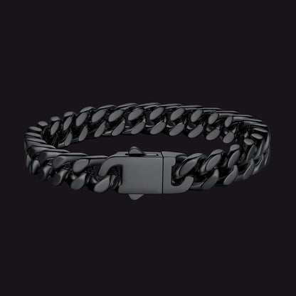 Miami Cuban Chain Bracelet 5/7/9/12mm Width Birthday Gift for