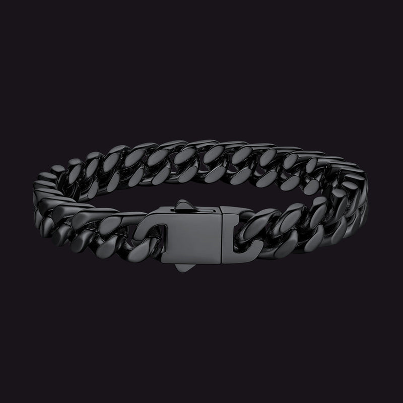 Miami Cuban Link Chain Bracelet 5/7/9/12mm Width for