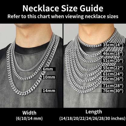 Chunky Heavy Miami Cuban Link Chain Necklace for