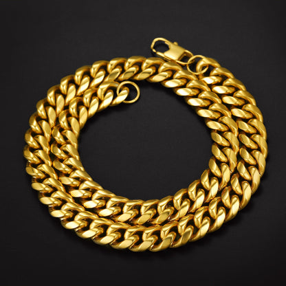 Chunky Heavy Miami Cuban Link Chain Necklace for