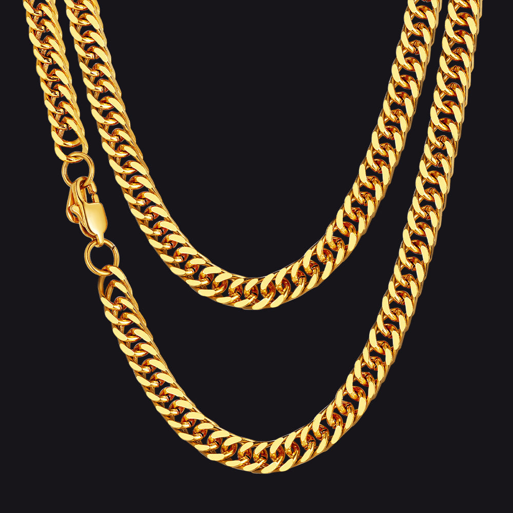 Heavy Miami Cuban Link Chain Necklace for