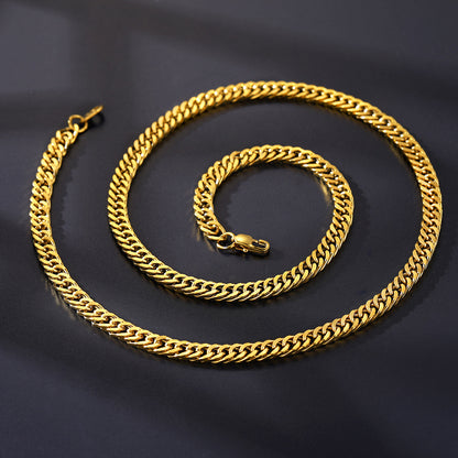 Heavy Miami Cuban Link Chain Necklace for