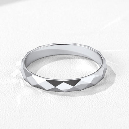 925 Sterling Silver 3mm Minimalist Band Rings for