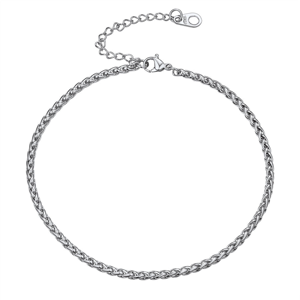 Stainless Steel Chain Anklets for