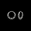 Barb Wire Hoop Earrings