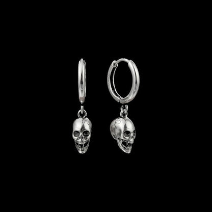 Death Hoop Earrings