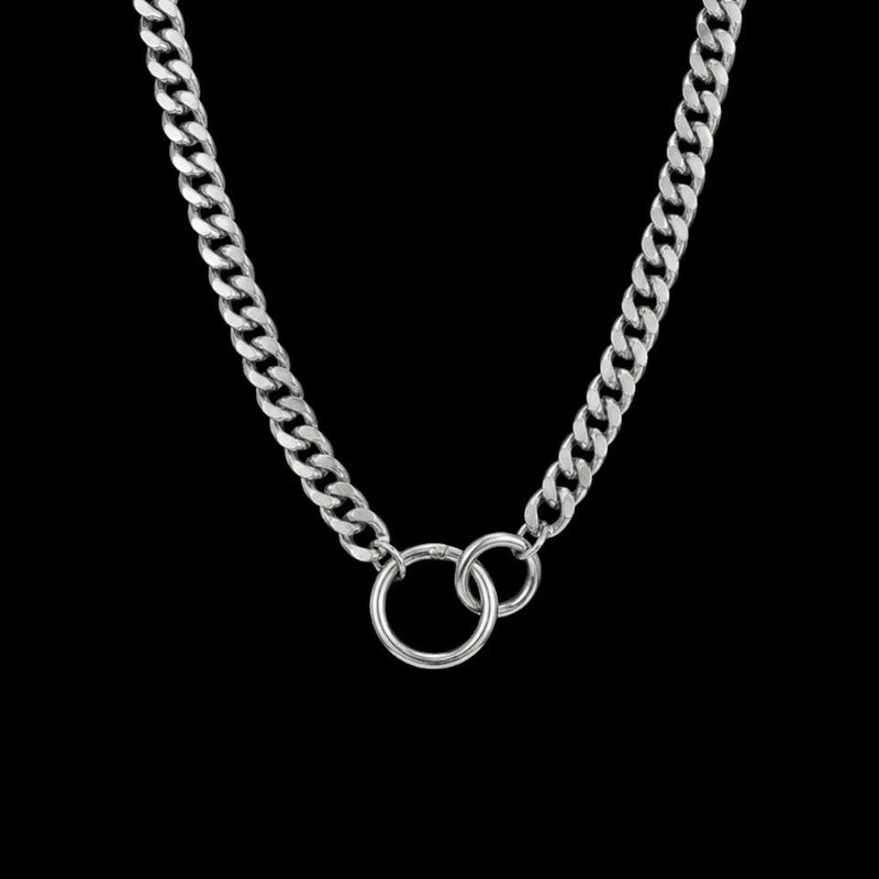 Double Hoop Choker