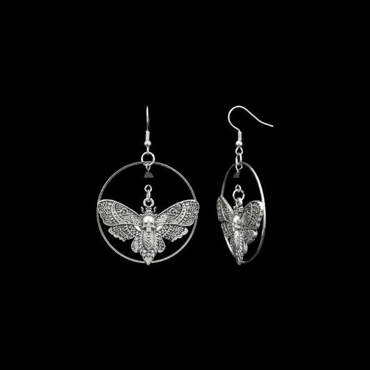 Halo Moth Earrings
