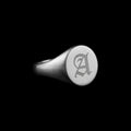 Custom Circle Signet Ring