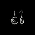 Skull Moon Earrings