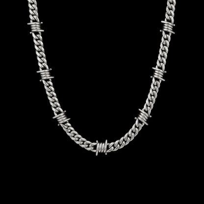 9mm Barb Wire Cuban Chain