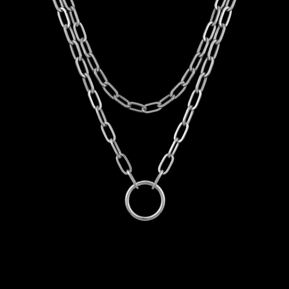 Layered O-chain Necklace