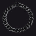 23mm Wide Chain Choker Necklace for