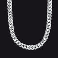 9mm Width Curb Chain Necklace for