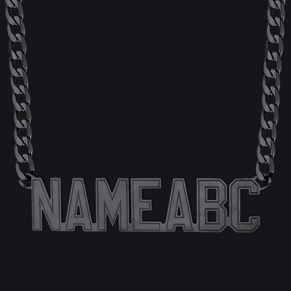Customized Nameplate Cuban Chain Necklace for