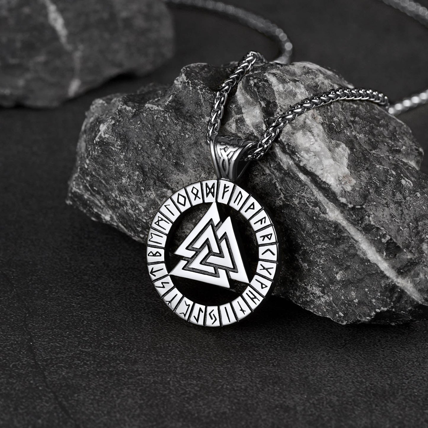 Nordic Viking Runes Celtic Pendant Necklaces for