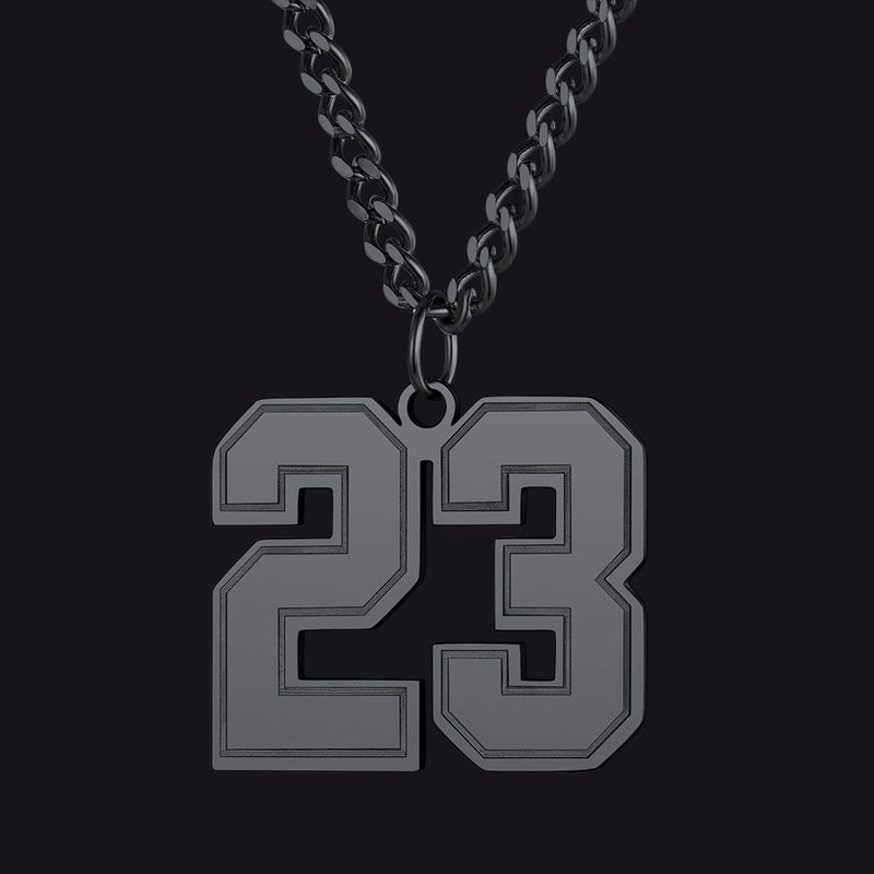 Personalized Sports Jersey Number Chain Necklace for Sport Fans
