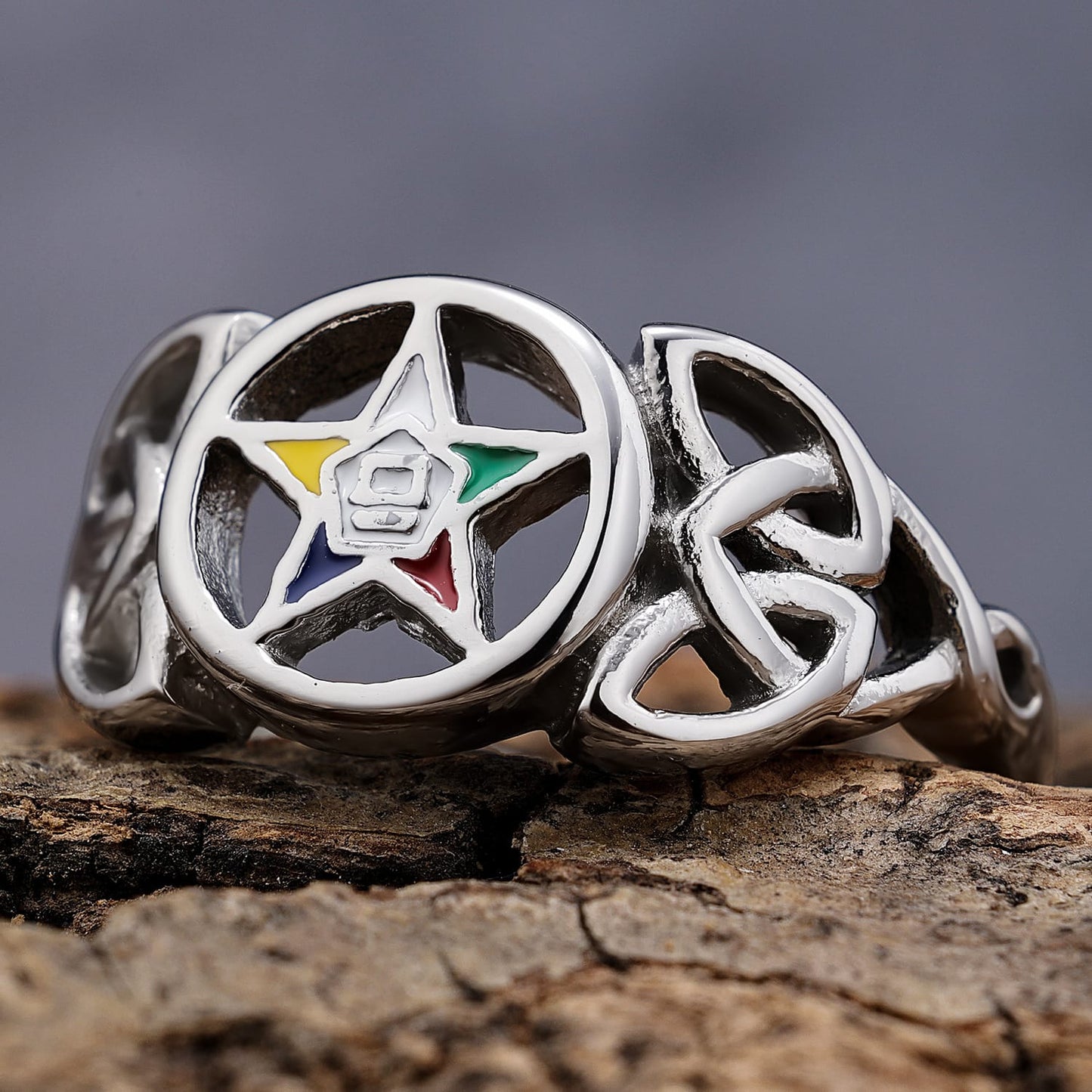 Elemental Unity Pentacle Ring