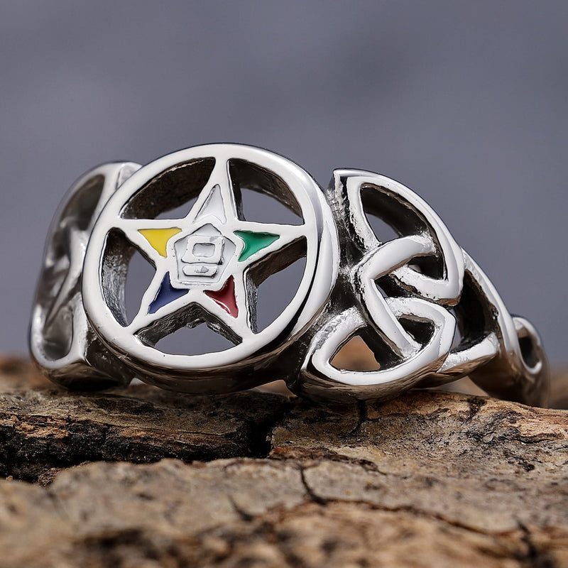 Elemental Unity Pentacle Ring