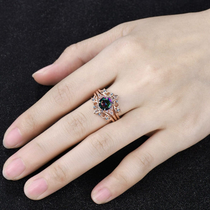 Rainbow Magick Trinity Ring