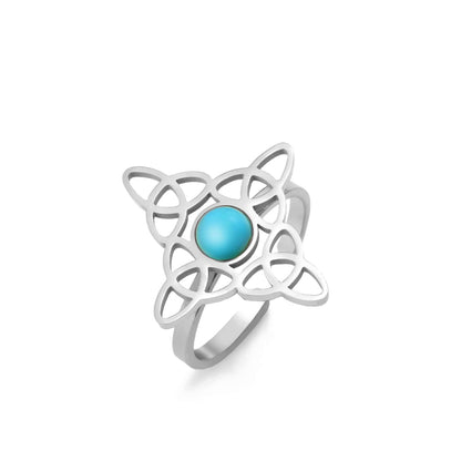 Sacred Witches Knot Bloom Ring