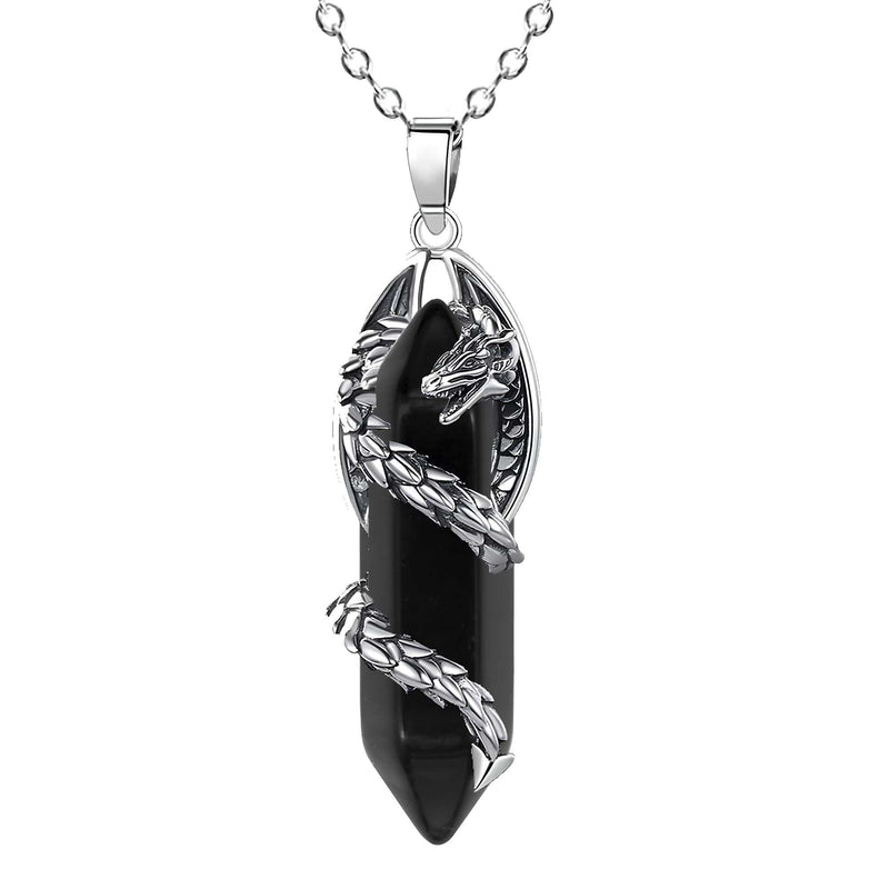 Celestial Dragonfang Crystal Necklace