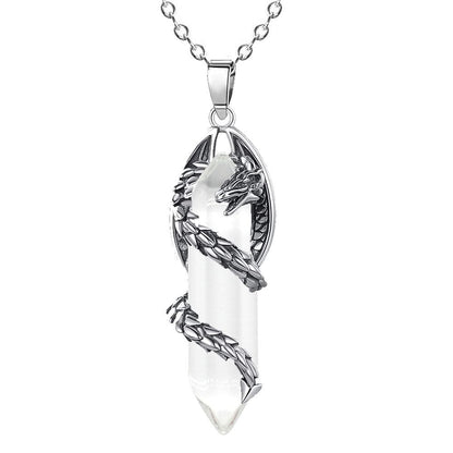 Celestial Dragonfang Crystal Necklace