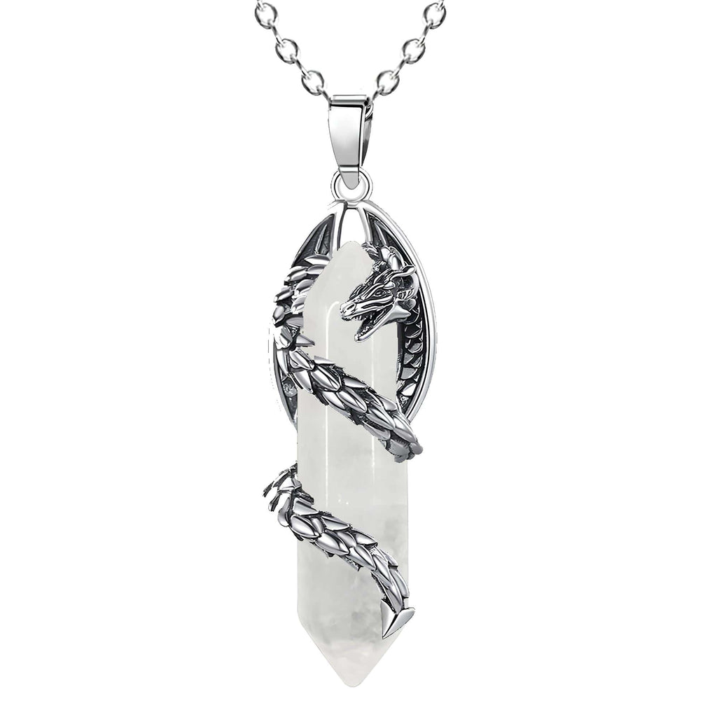 Celestial Dragonfang Crystal Necklace