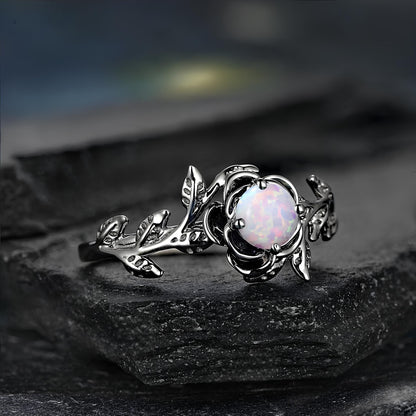 Nature’s Veil Opal Goddess Ring