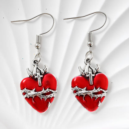 Gothic Sigil of the Dark Earrings