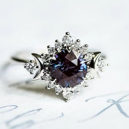 Lunar Wisdom Triple Goddess Ring