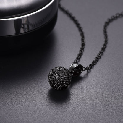Basketball Necklace Sports Pendants for Ball Fans