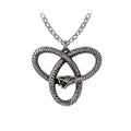 Eve's Triquetra Serpent Pendant Snake Goddess Necklace by Alchemy Gothic