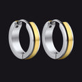 Stainless Steel Small Chunky Hoop Earrings for