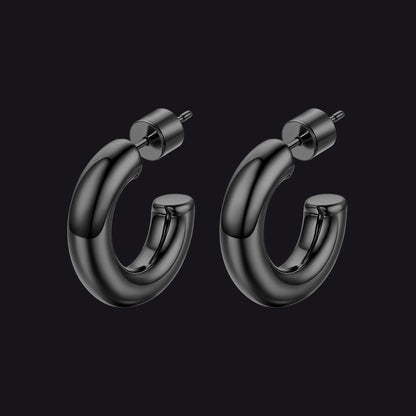 20/30/40/60/80mm Large Thin Hoop Earrings for