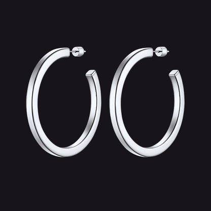 20/30/40/60/80mm Minimalist Hoop Earrings for