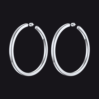 20/30/40/60/80mm Minimalist Hoop Earrings for