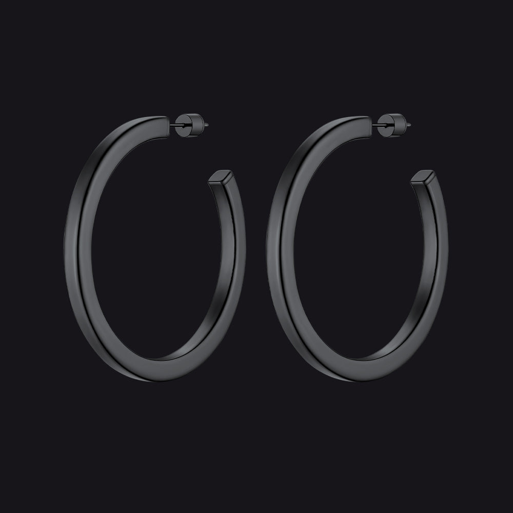 20/30/40/60/80mm Minimalist Hoop Earrings for
