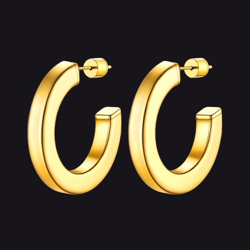 20/30/40/60/80mm Minimalist Hoop Earrings for
