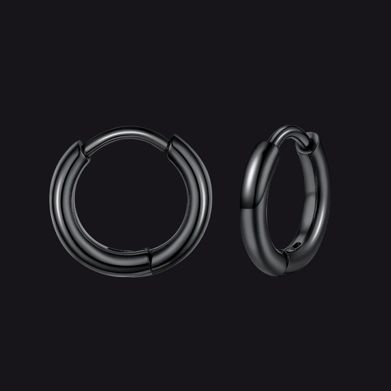 Stainless Steel Small Huggie Hoop Earrings for