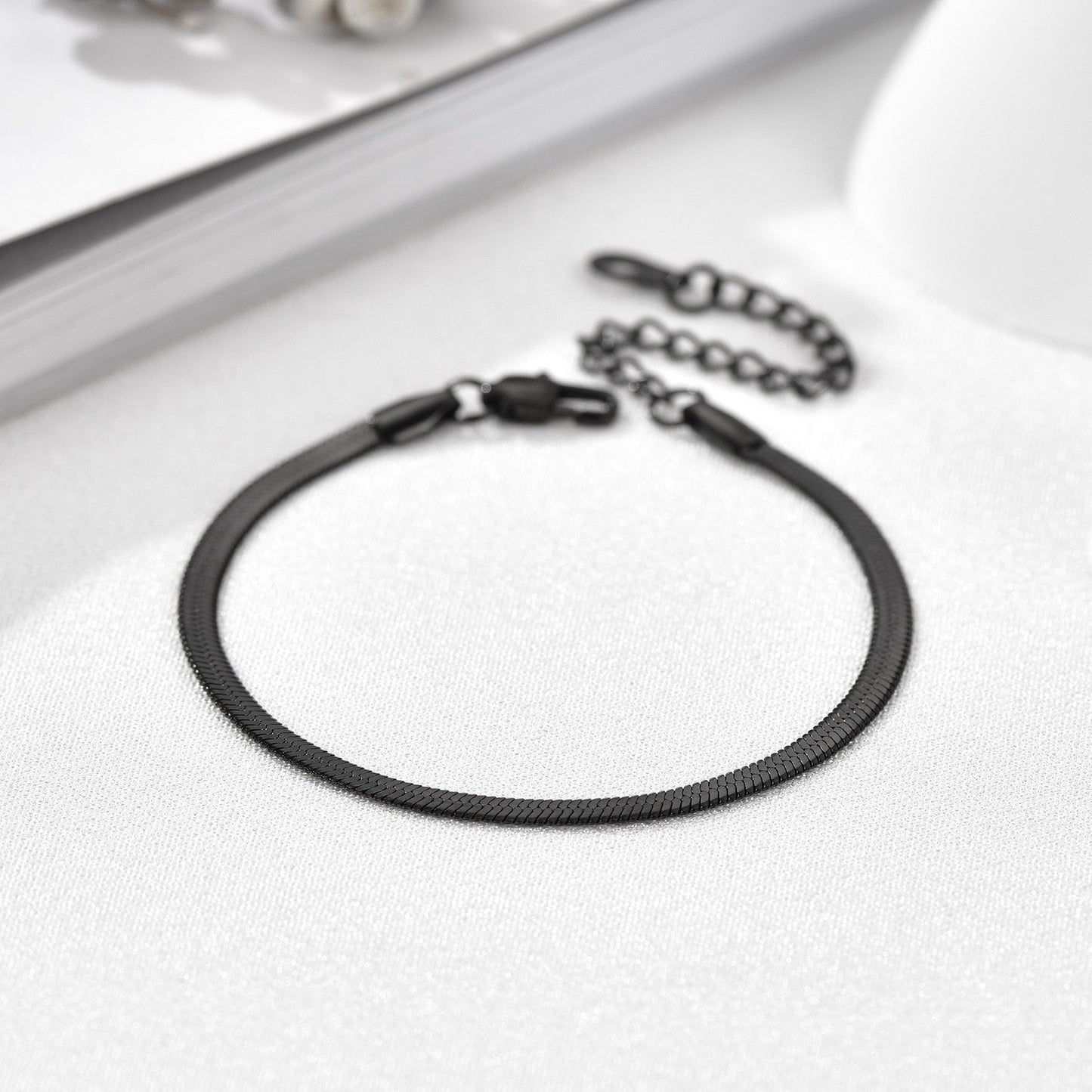 3mm/5mm Width Snake Chain Bracelet for