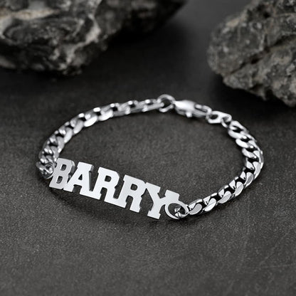 Customized Name Cuban Chain Bracelet for
