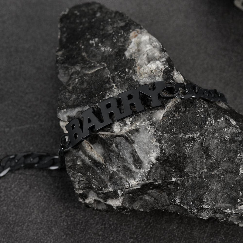 Customized Name Cuban Chain Bracelet for