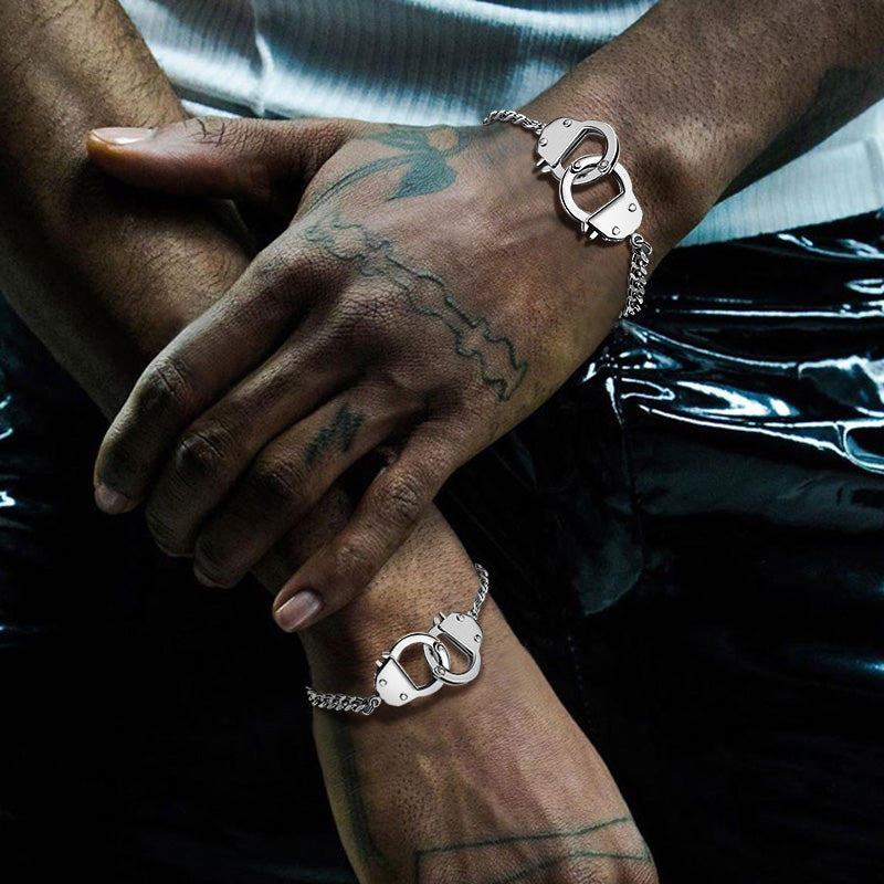 4mm Handcuff Chain Bracelet for Stainless Steel