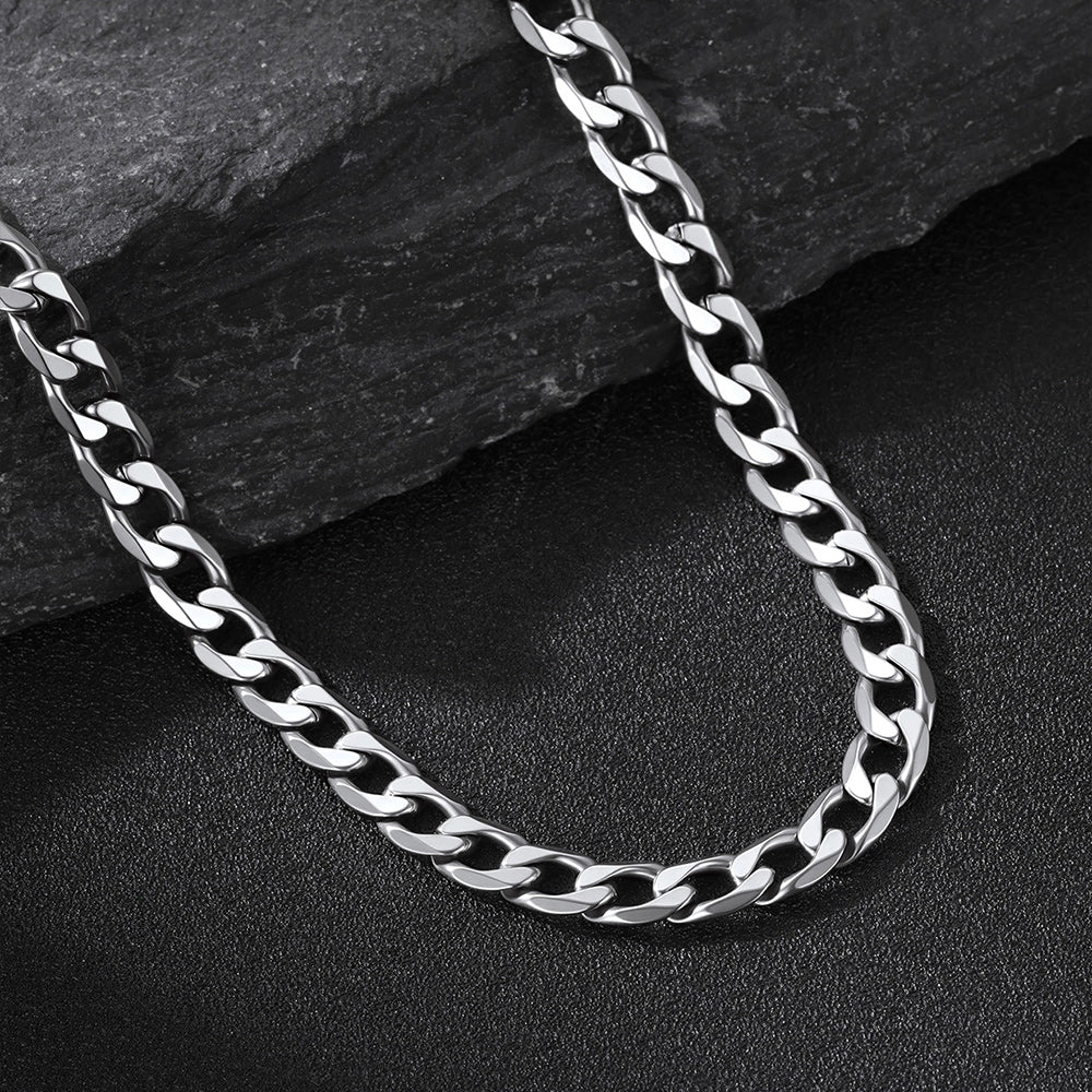 Cuban Chain & Celtic Cross Necklace Set for