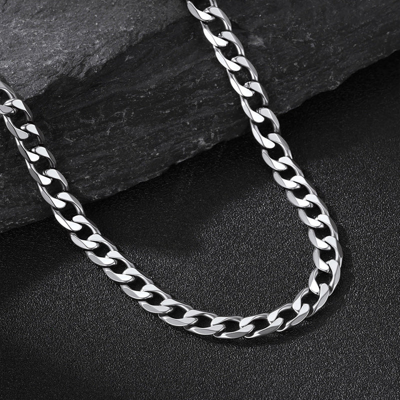 Cuban Chain & Celtic Cross Necklace Set for